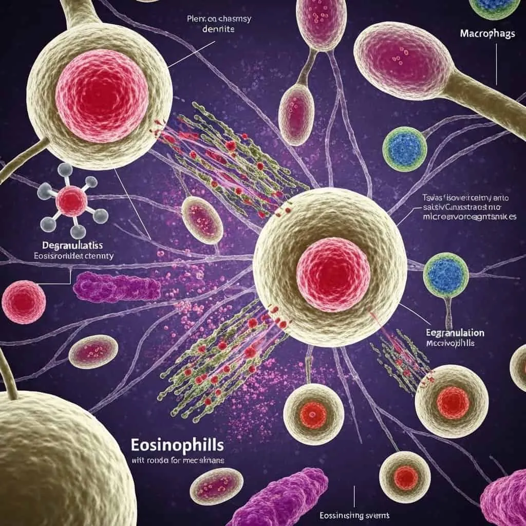 Eozynofile: Kluczowi gracze w odpowiedzi immunologicznej i ich rola w chorobach